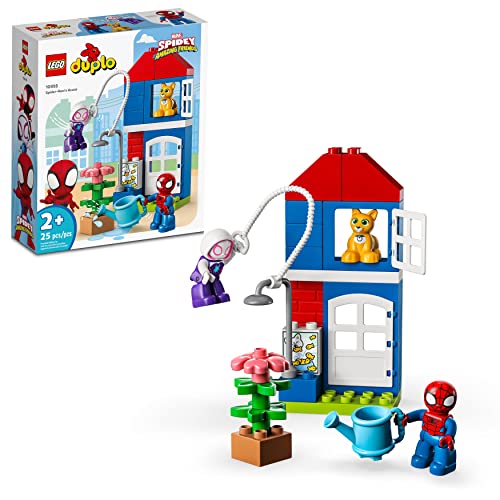 LEGO DUPLO Marvel Spider-Man’s House 10995, Spiderman Toy for Toddlers, Boys, and Girls, Spidey...