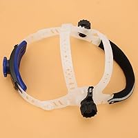 Vista 9 de Conjunto de casco de repuesto para la cabeza, casco de soldadura, diadema ajustable de ABS, diadema integrada para oscurecimiento solar automático