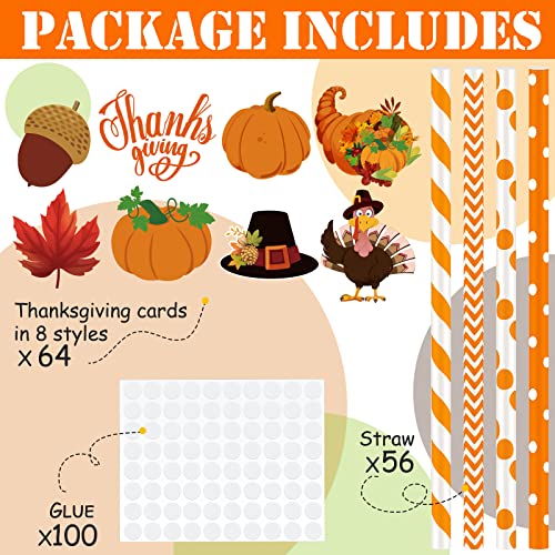 Pitillos desechables de papel naranja Hotop x56 unidades miniatura 7
