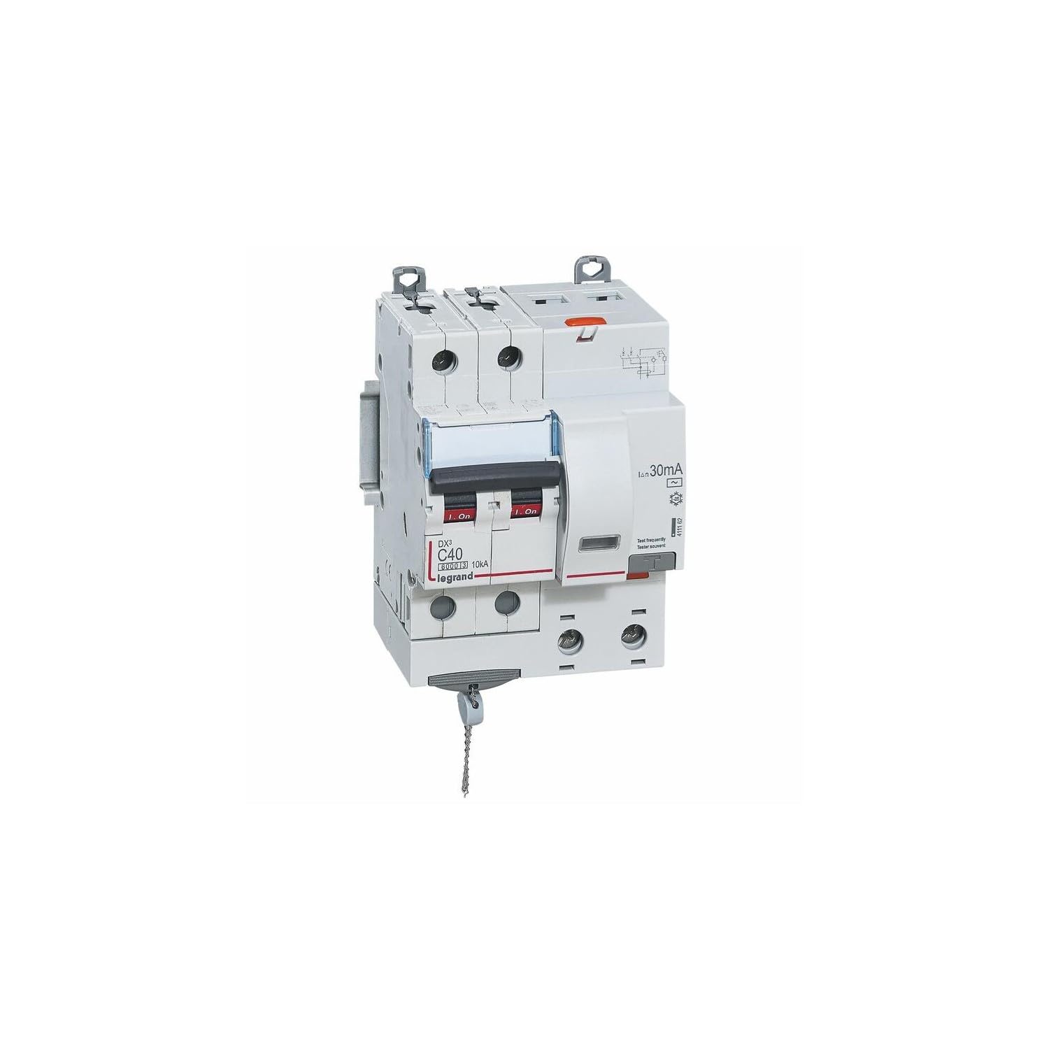 411162 Legrand Disjoncteur Différentiel 40a Type Ac 30ma Dx³6000 10ka 2p