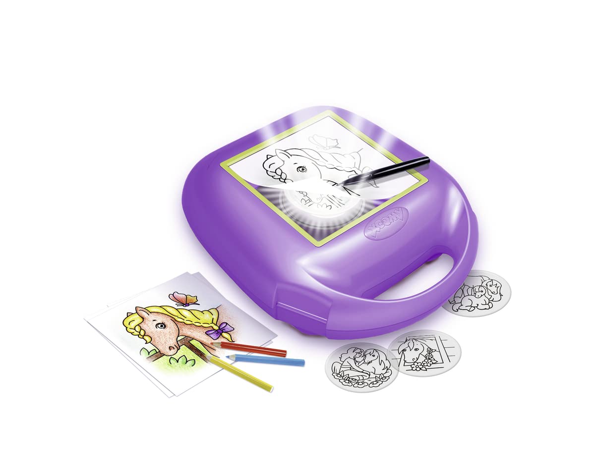 Ravensburger Xoomy Midi Sparkly Horses 18601 - Traumhafte Pferde und Comics zeichnen Lernen. Kreatives Zeichnen und Malen für Kinder ab 7 Jahren
