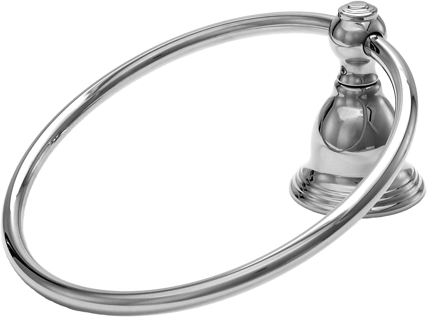 Westbrass 2853-26 Wall Mount 8" Towel/Robe Ring in Polished Chrome - - 