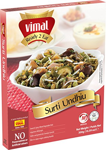 Image of Vimal Ready to Eat Surti Undhiu Instant Mix Vegetarian Heat & Eat with No Added Preservative - 300 Grams