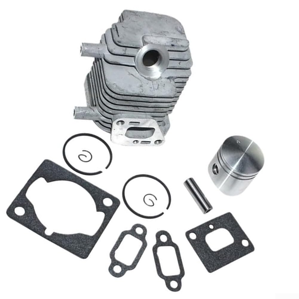 Cylindre et kit compatibles avec Echo SRM-1500 SRM-2300 PB-1000 LHS-3000 TC-2100, kit de reconstruction de moteur en métal avec joints pour réparation d'équipement électrique extérieur