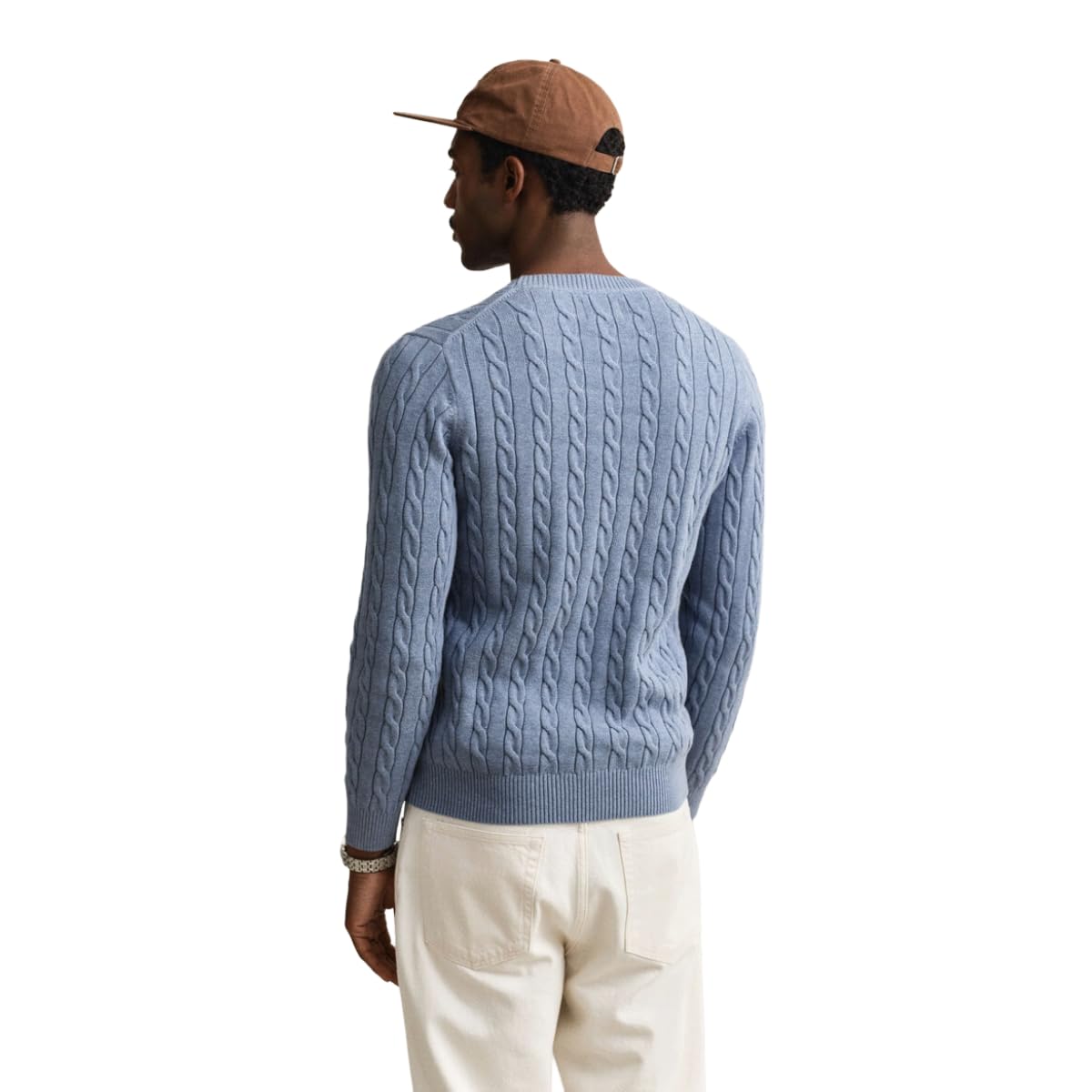 GANT Herren Cotton Cable C-Neck Pullover (1er Pack)
