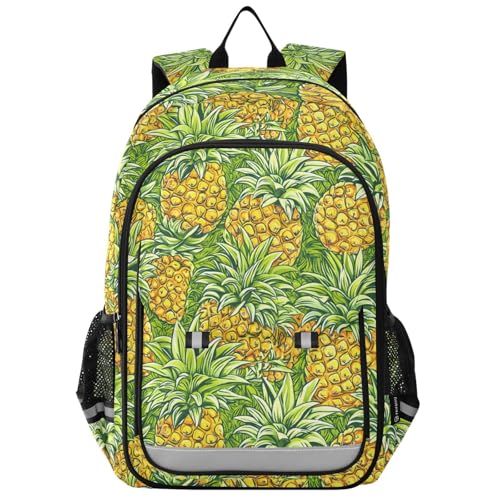 Sac à dos pour enfants motif ananas qui soulage les épaules pour l'école