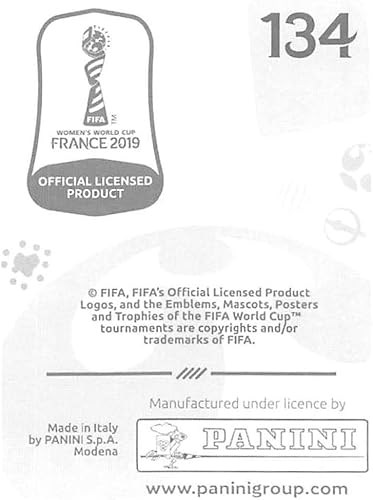 Miniatura 2 de 2019 Panini FIFA Women's World Cup France Album Stickers (Individual Sticker Only) Soccer #134 Li Ying China PR 2 Inch by 2 12 Inch Collectible