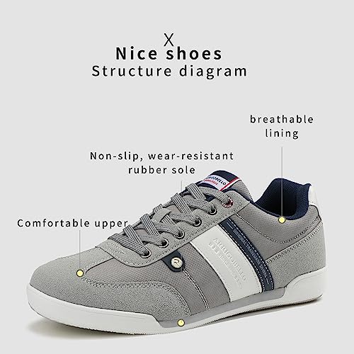 Image of AX BOXING Mens Casual Shoes Fashion Sneakers Breathable Comfort Walking Shoes for Male