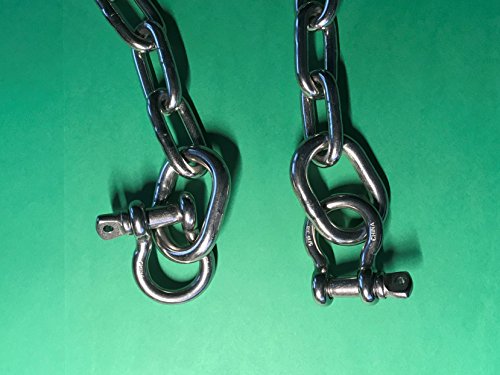 image for US Stainless Stainless Steel 316 Anchor Chain 1/4
