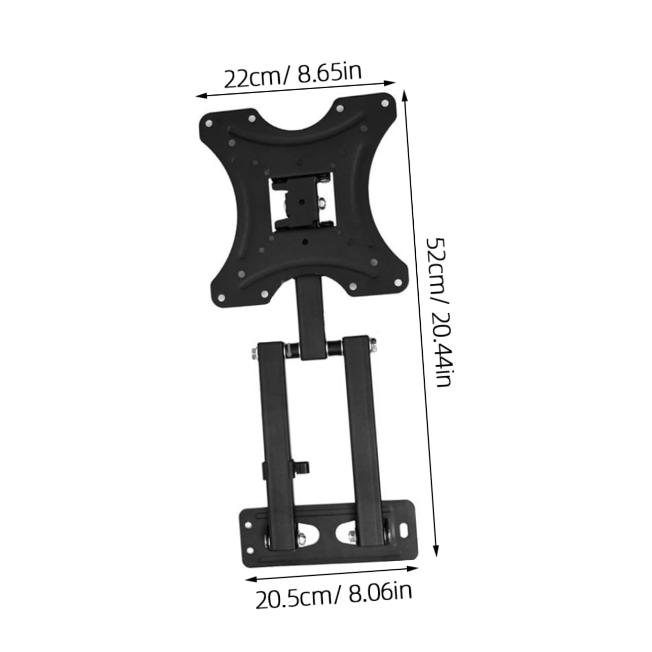 Happyyami Supporto Tv Lcd Staffa Parete Tv Regolabile e Girevole Compatibile Lcd Livella