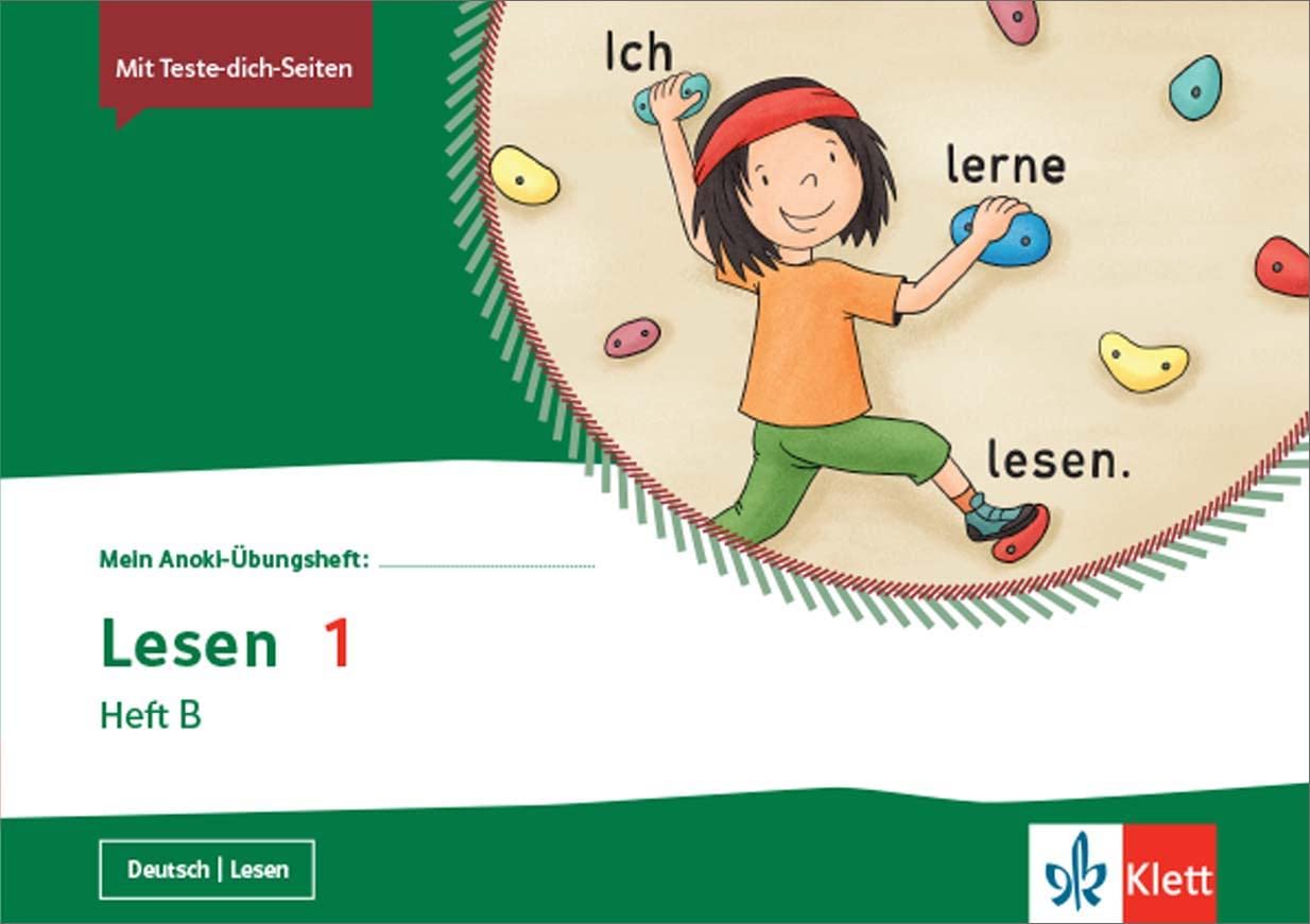 Lesen 1. Heft B: Übungsheft Klasse 1: Übungsheft B Klasse 1 (Mein Anoki-Übungsheft)