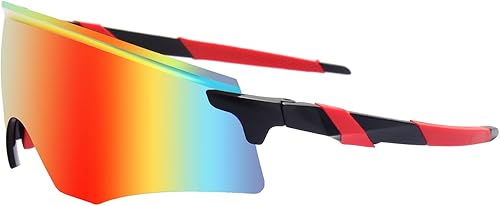 Miniatura 1 de OuShiun Gafas de sol deportivas para hombres y mujeres al aire libre, ciclismo, conducción, golf, gafas resistentes al viento, protección UV