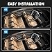 GROWNSY Baby Car Camera, HD Display Baby Car Mirror with Night Vision Feature, 4.3 inch Baby Car Camera with Monitor Wide Clear View, Backseat Camera Rear Facing to Observe Baby’s Every Move