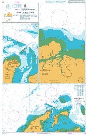 UKHO BA Chart 673: Ports and Anchorages in The Gulf of Kachchh