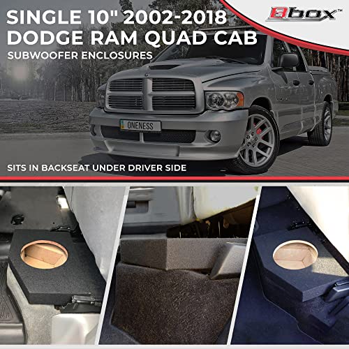 Caisson de basse Dodge Ram SCAD201-10CP Bbox double clos 25.4 cm 2002-2017 - 2