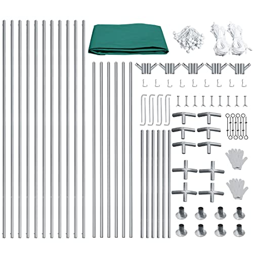 Peaktop Outdoor 10 X 20 Ft Upgraded Heavy Duty Carport Car Canopy Portable Garage Tent Boat Shelter With Reinforced Triangular Beams #TOP4