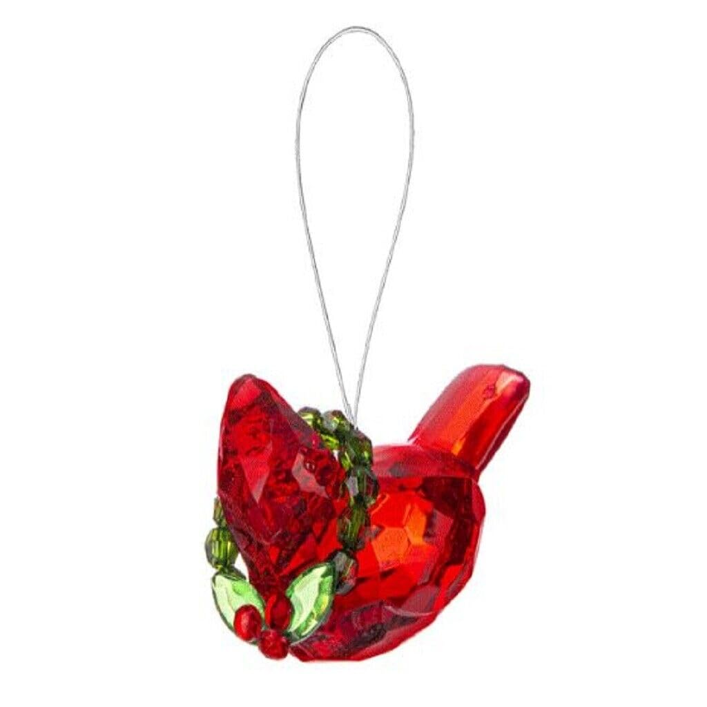 Ganz Adorno Merry Cardinal, 26,7 cm de ancho, rojo
