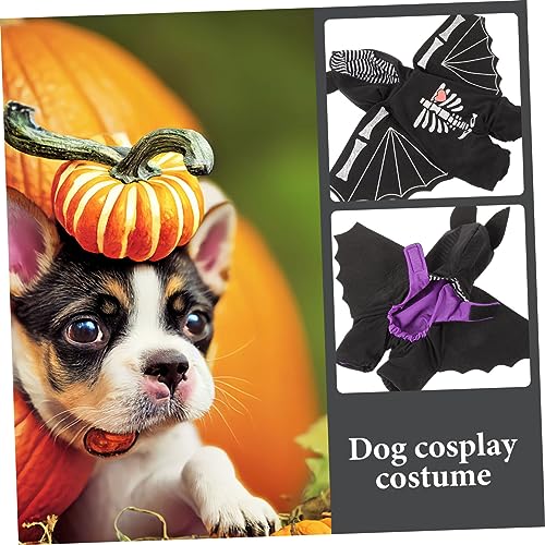 Disfraz Halloween murciélago para perros y gatos miniatura 7