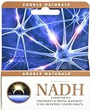 Source Naturals NADH 5mg, Boost Energy and Mental Alertness, 90 Tablets
