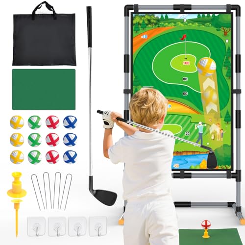 Golf Chipping Game Set – Double-Sided Mat with Stand, Fun Practice Game for Kids & Adults, Indoor & Outdoor Use - image 1