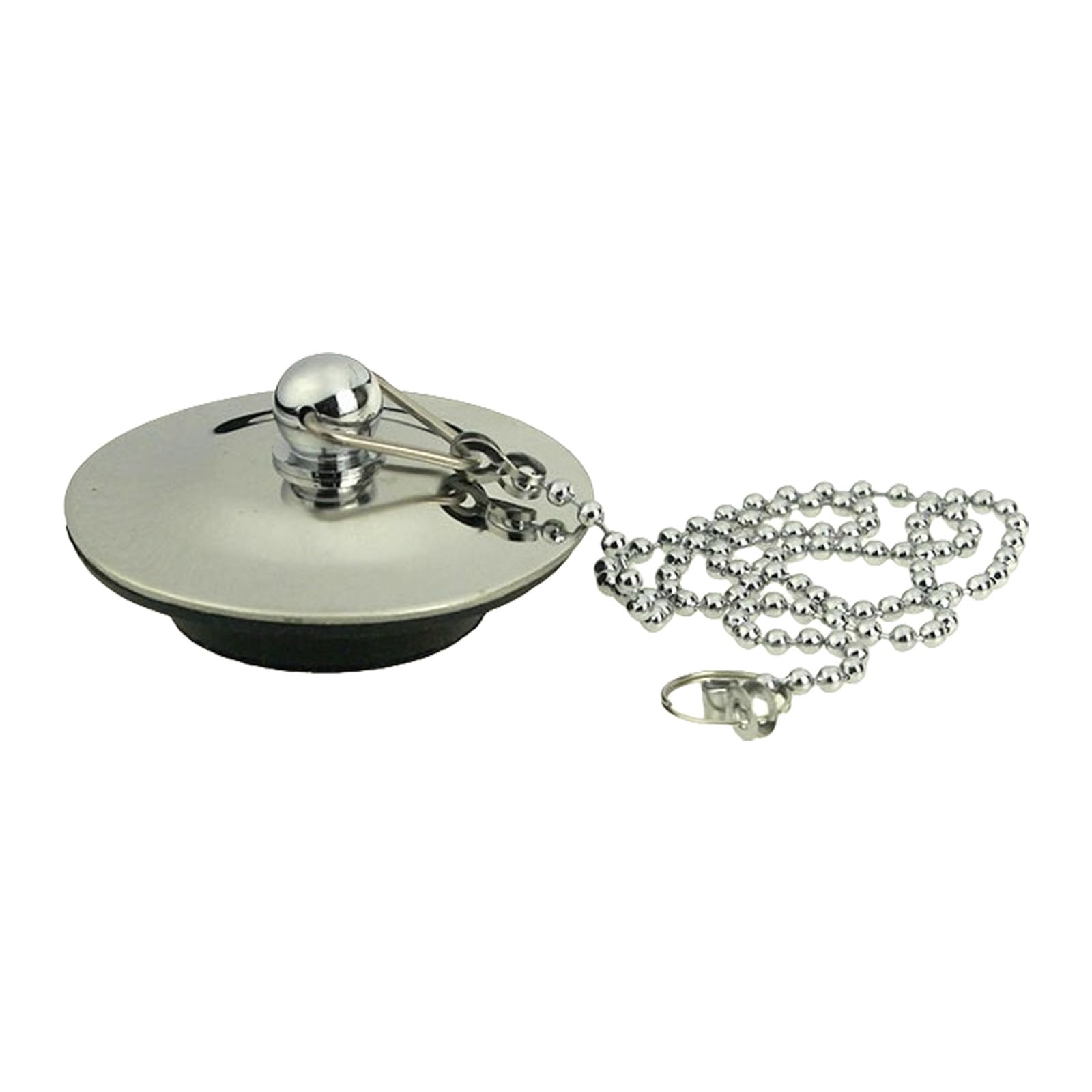 Efficient Bath & Sink Plugs with 50cm Chain Leakproof Stoppers Multifunction Sink & Tub Drain Plugs for Everyday Use Drain Stoppers