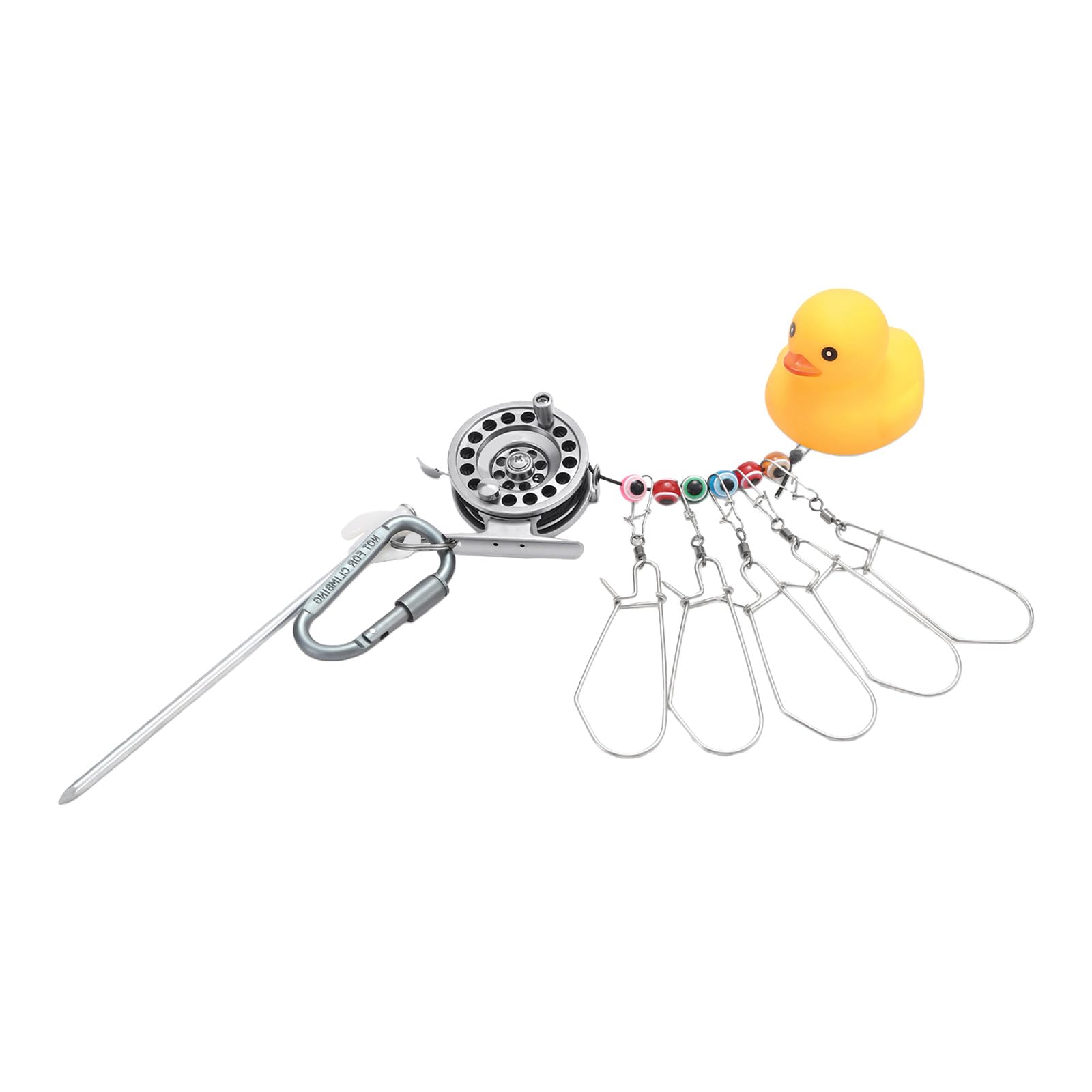 Clip de pesca de acero inoxidable para evitar escapes de peces 8