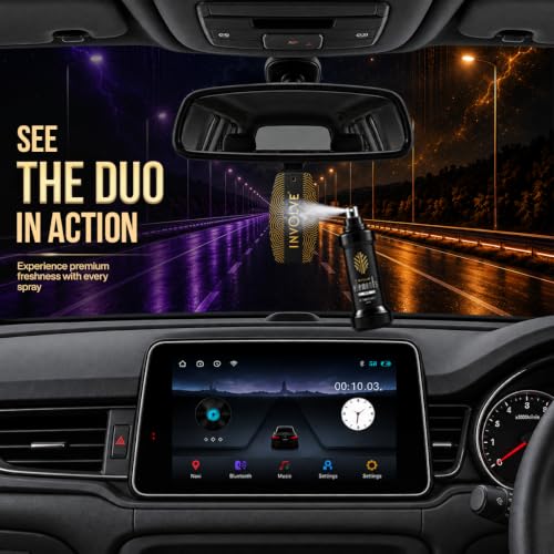 Image of Involve Elements Pro Combo - Star Dust and Cosmic Energy Car Perfume Spray - Pack of 2-30 Ml Each | Premium Car Air Freshener | 200+ Sprays Each | Long-Lasting Car Fragrance | Car Accessories 2026