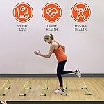 Body Sport Adjustable Athletic Speed Training Hurdles, Jumping & Speed Training Fitness Equipment, Hurdles for Track & Field, Basketball, Soccer & More - Image 2