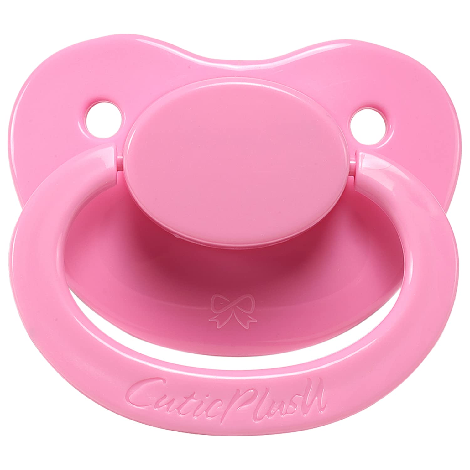 CutiePlusU Large Size Pacifier Big Shield Soft Comfort Soother - Pink