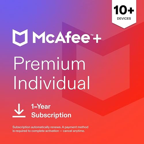 McAfee+ Premium 2027 Antivirus Software, Unlimited Devices | Auto-Renews