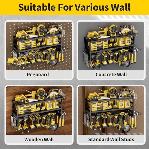 Power Tool Organizer Wall Mount Heavy Duty 320 lbs - image 8