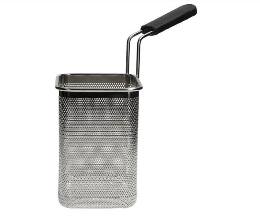 Cestello cesto cuocipasta modular 1/6 con maniglia laterale professionale in acciaio inox con impugnatura cuoco chef accessorio ricambio base scolapasta colapasta