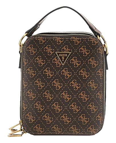 GUESS Torino Crossbody Bag fini les poches pleines avec ce sac marron
