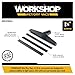 WORKSHOP Wet/Dry Vacs Vacuum Accessories WS12510A Wet Nozzle and Floor Brush Combo Wet/Dry Shop Vacuum Attachment for Wet Dry Vacuum Cleaners, Fits 1-1/4-Inch Wet/Dry Vacuum Hoses and Wands