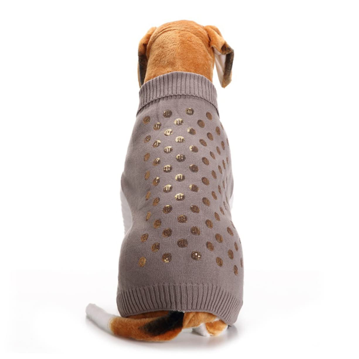 Angoily 3pezzi Maglione per Cani Design Squama Caldo e Comodo Vestito Invernale per Cuccioli Taglia s Abbigliamento per Animali Domestici per Autunno e Inverno