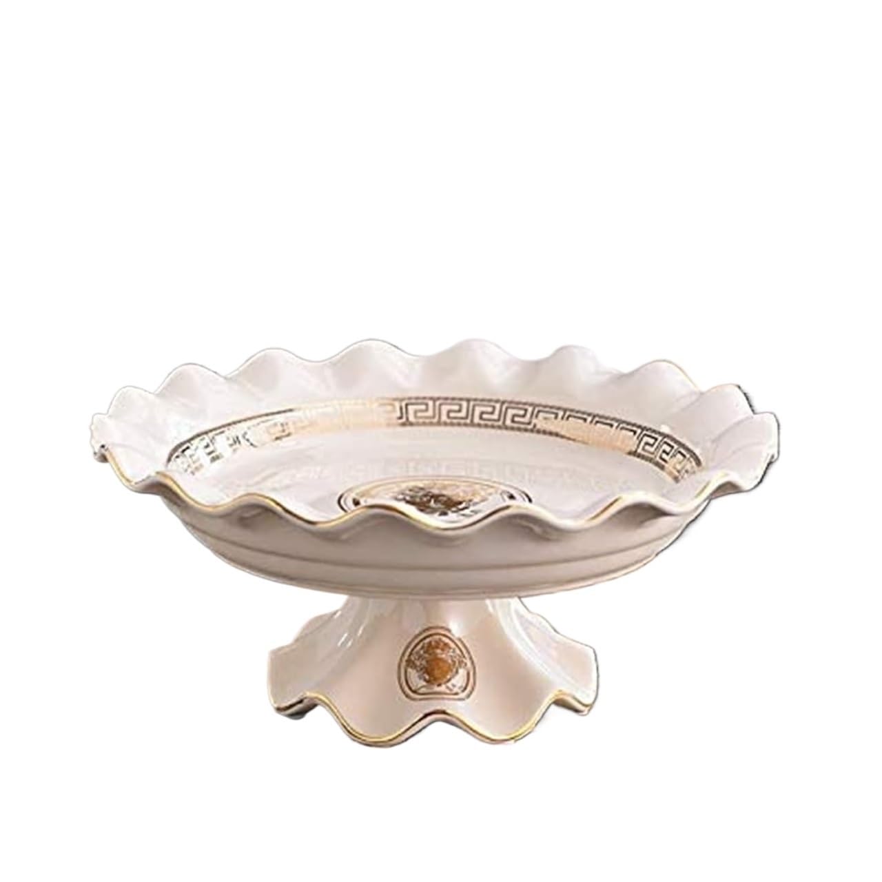 LKLNKVL Fresh Fruit Platter, Fruit Stand Plate Ceramic Living Room Coffee Table Decoration Snack
