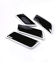 Vista 8 de YIWANG - Embellecedor para panel de puerta interior de coche, 4 piezas, para Land Rover Discovery 5 L462 LR5 2017-2019