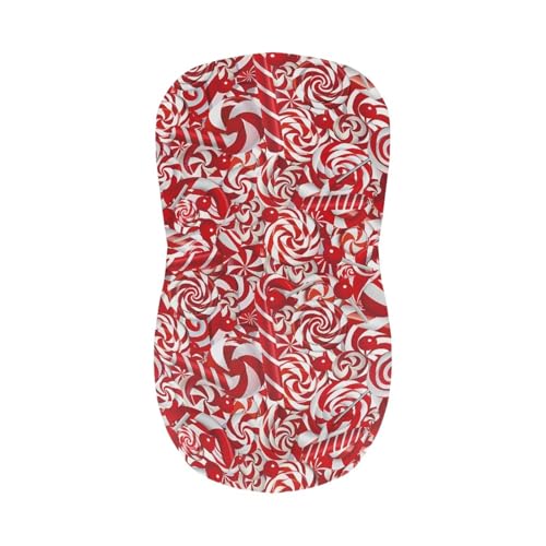 Image of Bar Stool Covers with Backs Dining Room Square Swivel Barstool Chair Seat Set of 2 Christmas Candy Red Non-Slip Counter Height Chair Covers Xmas Decor