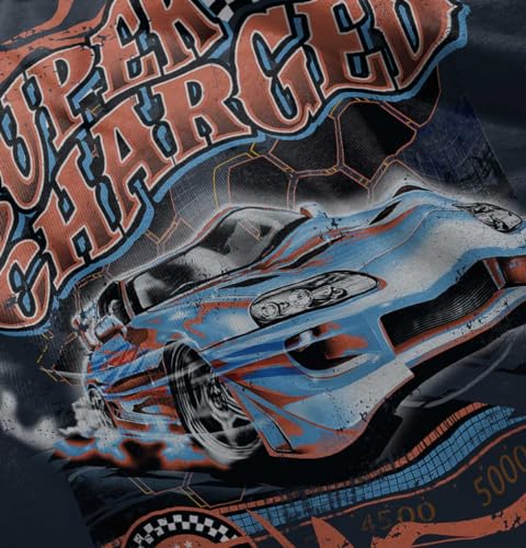 Brisco Brands Cool Super Charged Racecar Speed Toddler Boy Girl T Shirt4