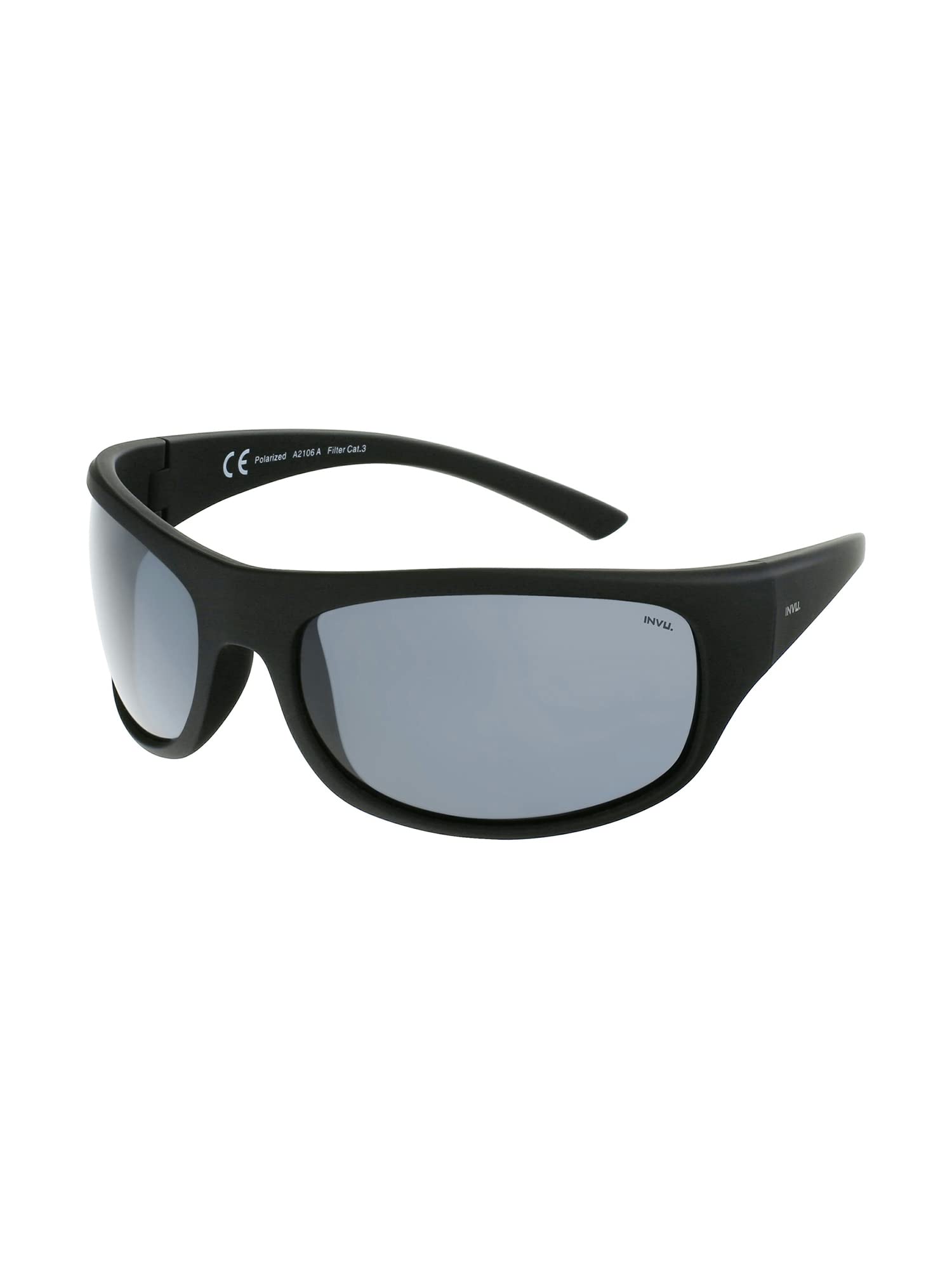 INVU Lunettes de soleil de sport pour homme avec protection UV 400 hautement polarisantes 66-18-125 - I2106, modèle 1, Einheitsgröße