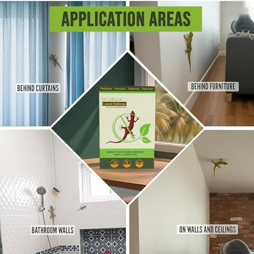 Image of EcoBlock Lizard Defense - Pack of 5 Cubes | Non-Toxic, Odorless & Chemical-Free | 3-Month Protection | Natural Lizard Repellent for Home, Kitchen, Office, Bathroom (pack of 2)
