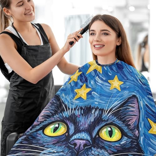 Capa de Corte para Cabello Kigai Starry Night para Hombre miniatura 7