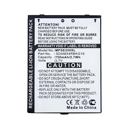 Renekton Replacement Battery for SanDisk Sansa E200,E250,E250R,E260,E260R,E270,E280 PN: 54-57-00046