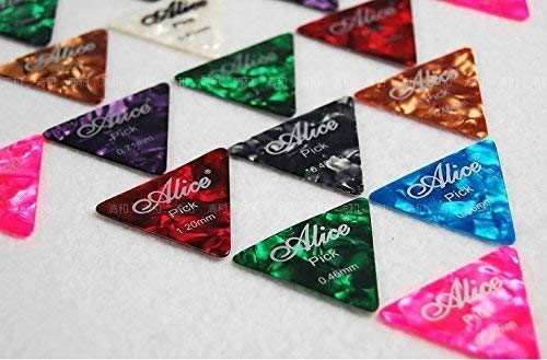 Alice 12 x Mediators Pour Guitares En Celluloid Triangle Equilatéral Picks 1.5mm AP600L - Les Beatles, Paul McCartney, John Lennon, RIngo Starr, George Harrison Alice 12 x Mediators Pour Guitares En Celluloid Triangle Equilatéral Picks 1.5mm AP600L – Image 3