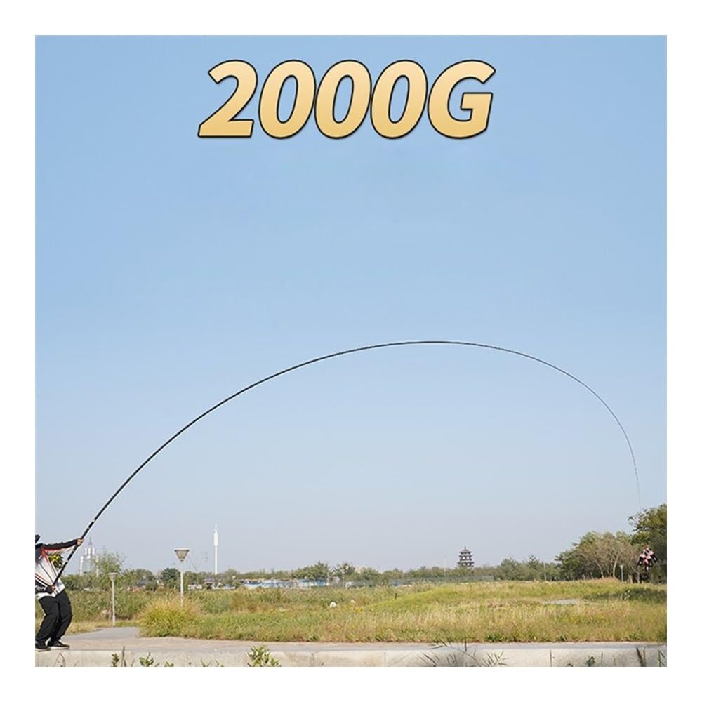 Wędka Ultra-Light Hard Fishing Rod Hand Long Casting Pole do wędkowania w słonej wodzie i w słodkiej wodzie(10m)