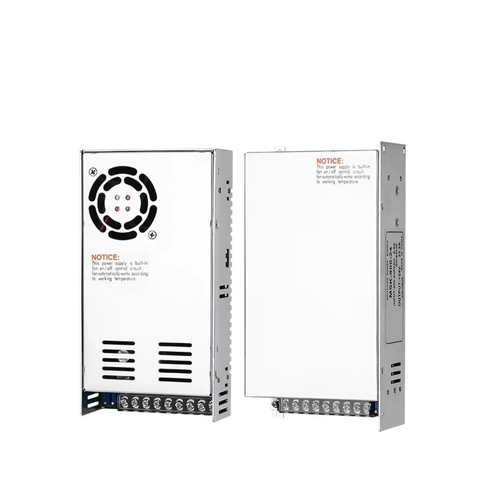 Zasilacz impulsowy 500/600/800 W DC, 0–12 V do 220 V AC/DC
