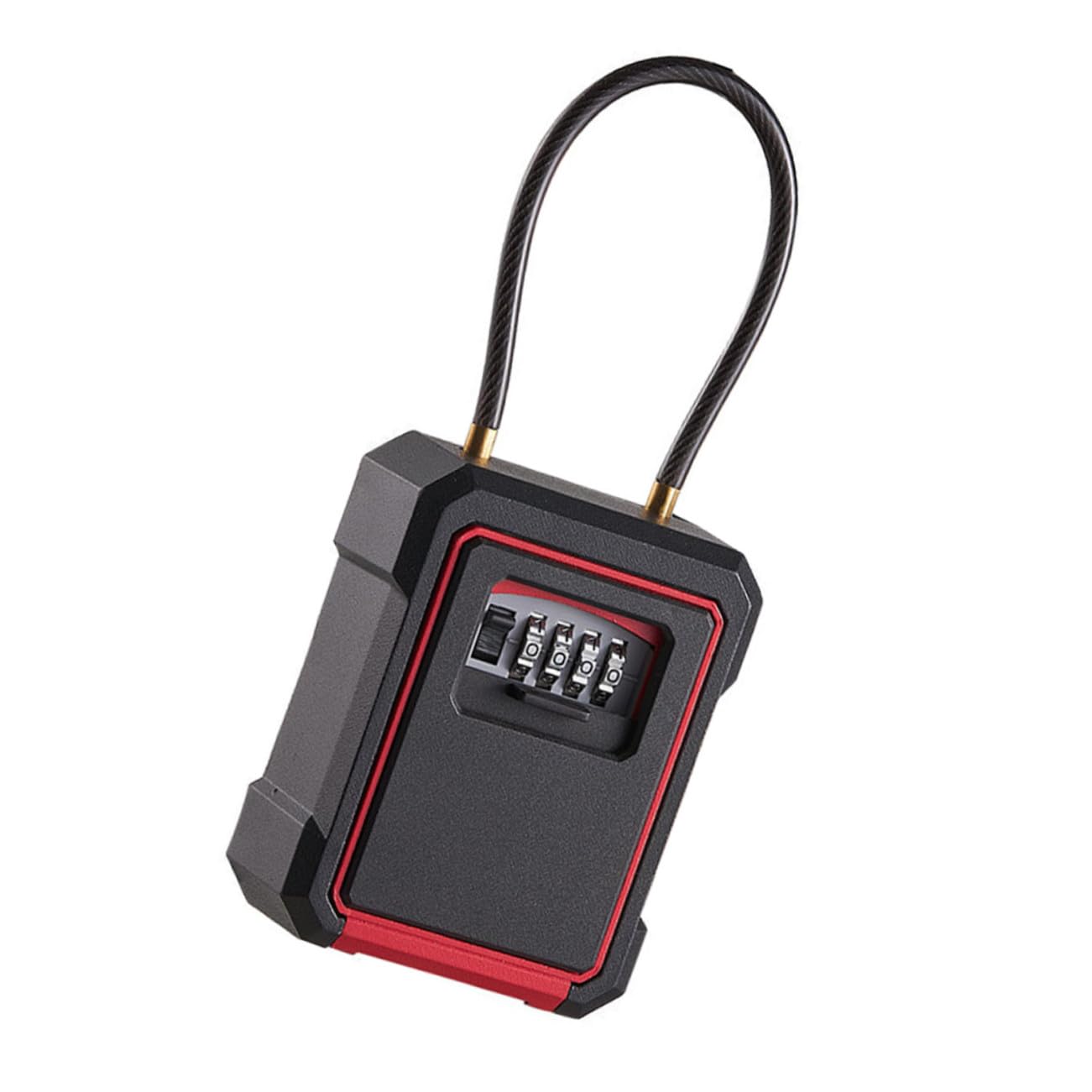 Caja de llaves de pared resistente a la intemperie con código de bloqueo, llave segura para acceso al hogar al aire libre a la casa y llaves pequeñas, ideal para seguridad mejorada del hogar