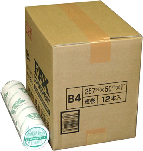 Amazon | officeネット FAX用 感熱ロール紙 B4 257mm×50m×25.4mm (1 