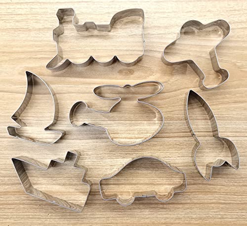 Set di 7 tagliapasta per biscotti da trasporto, in...