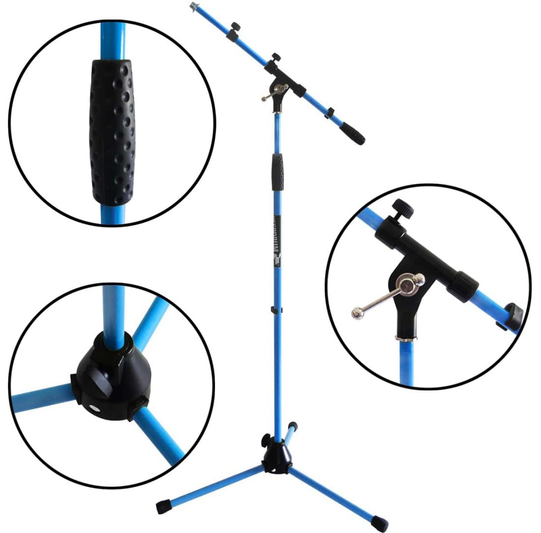 Rode NT1 Signature Blue Studio-Kondensator-Mikrofon + keepdrum MS106BL Mikrofonständer Blau